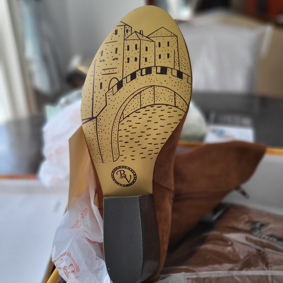 Bella-Vita Suede Leather Tall Boots - Picture 5 of 7